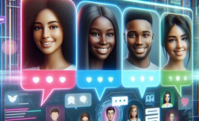 Yapay zekâ destekli sohbet ekranı