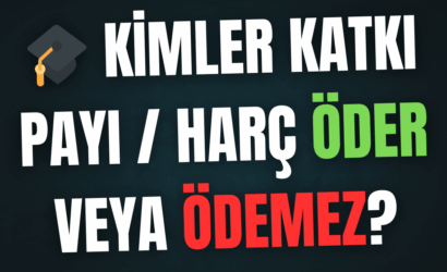 Kimler Katkı Payı Harç Öder veya Ödemez